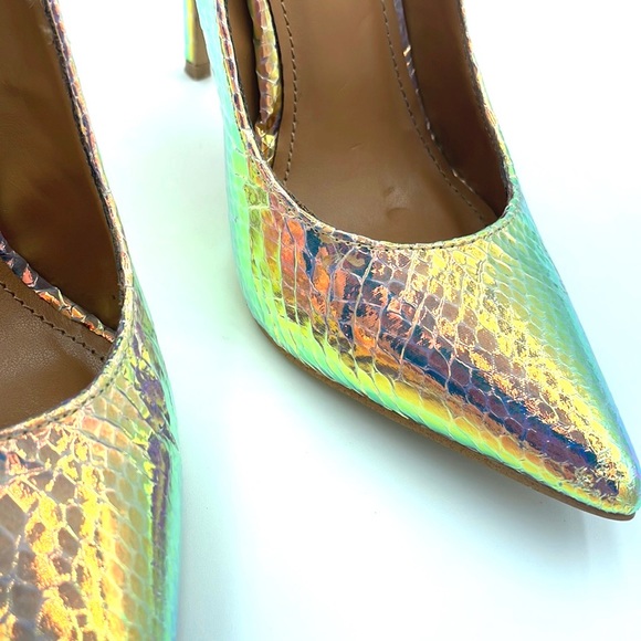 Shoe Republic LA Holographic Stilettos Size 8 - Picture 8 of 8